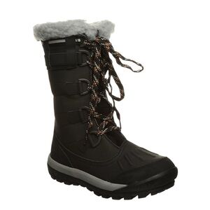 BearPaw Desdemona Black Winter Boots Size 8 NEW